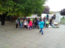 Szelektív hulladékgyűjtés a 4. b osztállyal